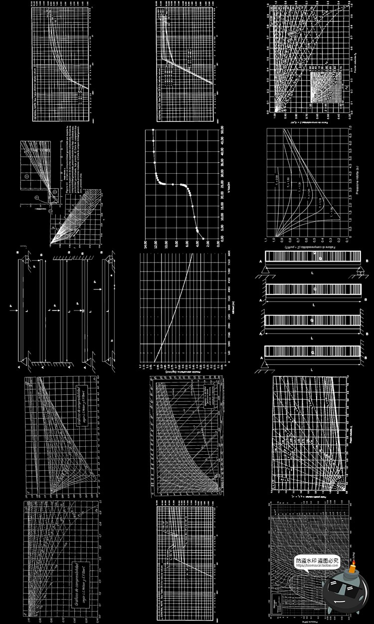 街头潮流复古机能公式图表手稿图纸蓝图背景底纹AI矢量PNG素材-设计猿
