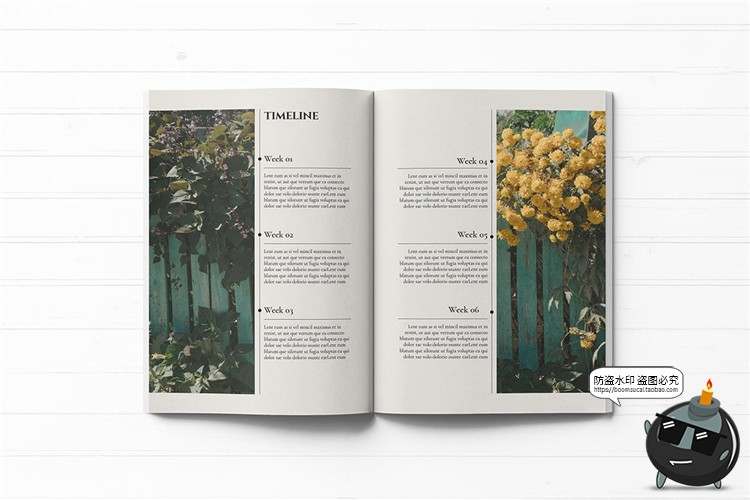 优雅时尚书籍品牌宣传手册画册排版楼书框架PSD模板AI矢量PS素材-设计猿