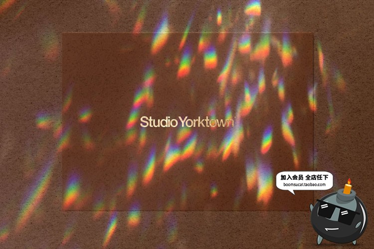 图片[3]-炫彩棱镜折射光效碎光影玻璃水晶彩虹光斑JPG叠加PS笔刷合成素材-设计猿