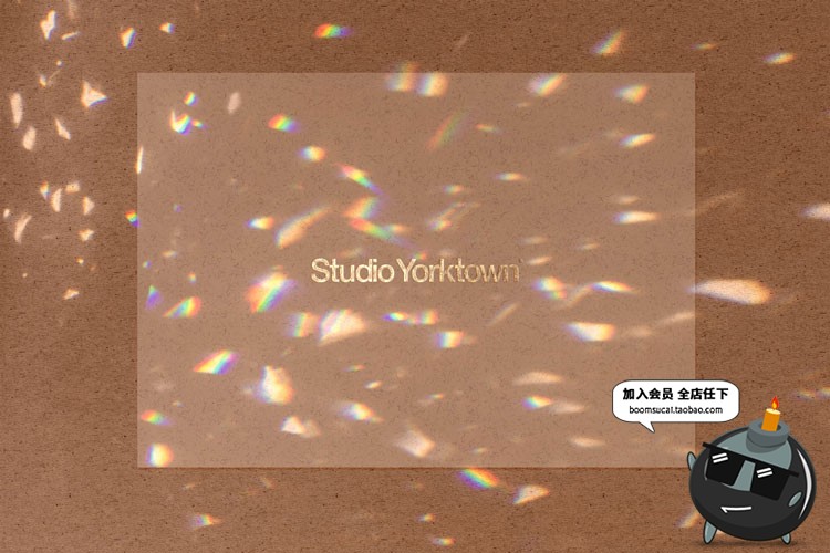 图片[7]-炫彩棱镜折射光效碎光影玻璃水晶彩虹光斑JPG叠加PS笔刷合成素材-设计猿