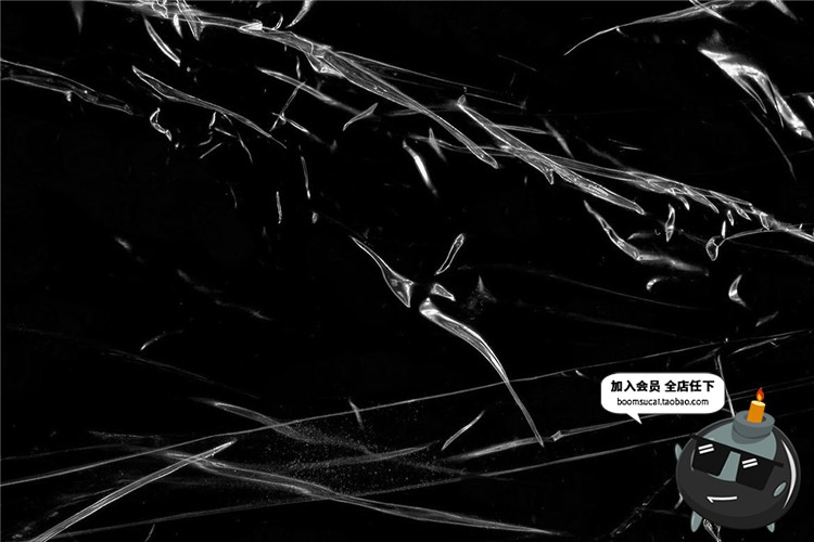 图片[4]-30款塑料透明薄膜保鲜膜褶皱特效纹理后期PS图案abr笔刷设计素材-设计猿