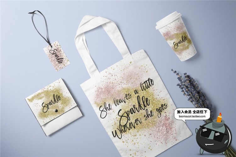 时尚金色闪粉粉末沙尘沙粒特效纹理效果质感设计PNG免扣PS素材-设计猿