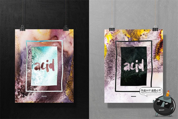 腐蚀粗糙做旧侵蚀生锈锈迹效果墙面底纹背景JPG图片后期合成素材-设计猿