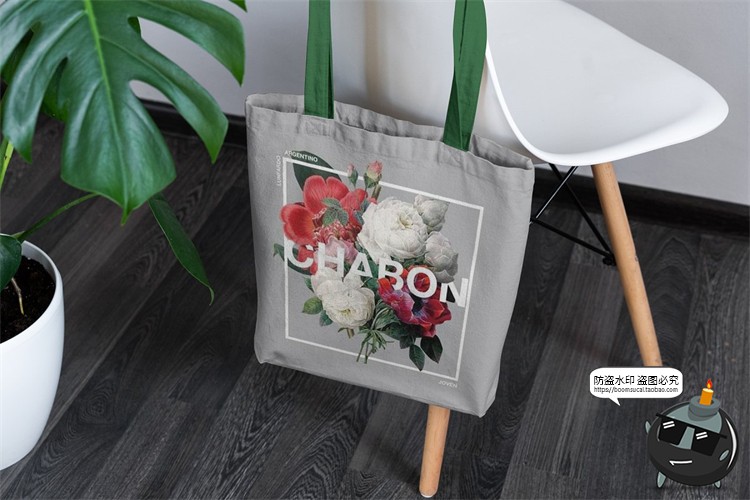 帆布袋手提袋户外场景效果展示智能贴图mockup样机PSD模版PS素材-设计猿