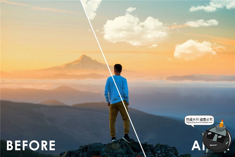 图片[4]-白云白雾云朵绘画云彩插画美术后期合成PS笔刷abr格式PS设计素材-设计猿