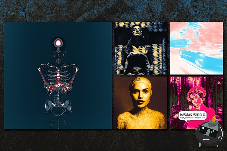 图片[15]-热成像特效潮流复古街头叛逆多彩撞色抽象艺术GRD渐变后期PS素材-设计猿