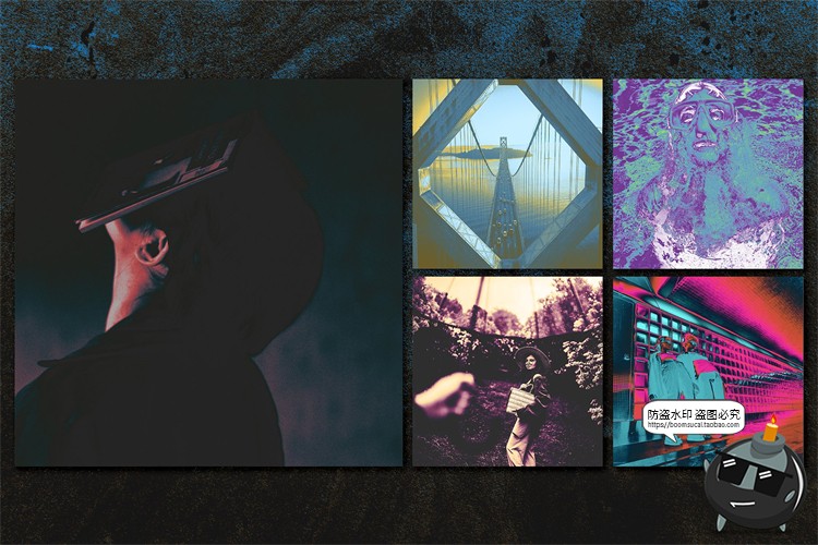 图片[16]-热成像特效潮流复古街头叛逆多彩撞色抽象艺术GRD渐变后期PS素材-设计猿