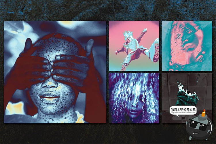 图片[19]-热成像特效潮流复古街头叛逆多彩撞色抽象艺术GRD渐变后期PS素材-设计猿