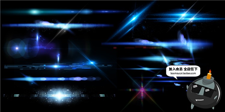 图片[4]-光效光晕光斑高清背景特效平面海报炫光图库PSD模板PNG免扣PS素材-设计猿