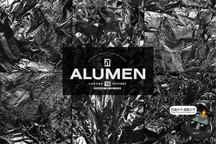 金属铝箔皱褶锡纸纹理背景底纹素材PNG免抠格式JPG图片背景素材-设计猿