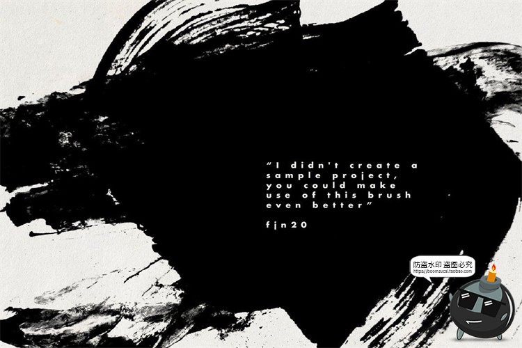 图片[4]-中国风古典墨迹晕染涂染装饰元素背景底纹水墨PS笔刷PNG免抠素材-设计猿