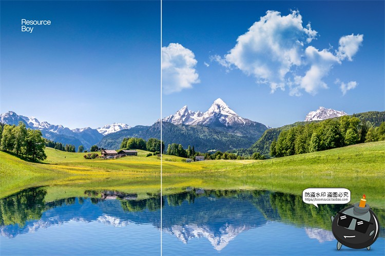 图片[3]-真实云朵云层蓝天白云多云天空云彩后期合成PS笔刷ABR格式素材-设计猿