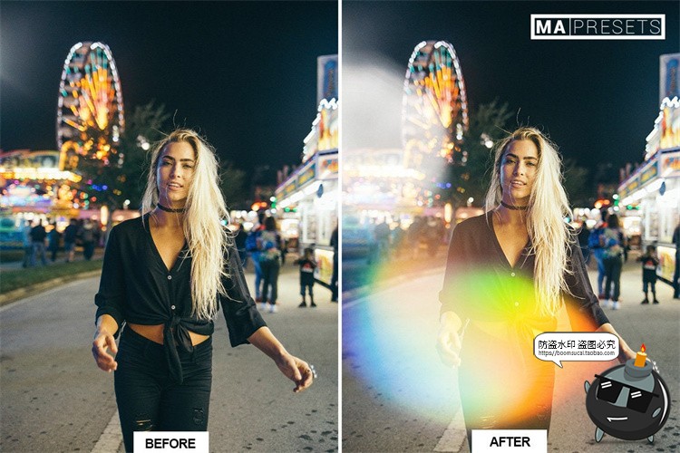 图片[6]-复古胶片漏光质感眩光效照片颗粒效果纹理JPG黑底图片覆盖层素材-设计猿