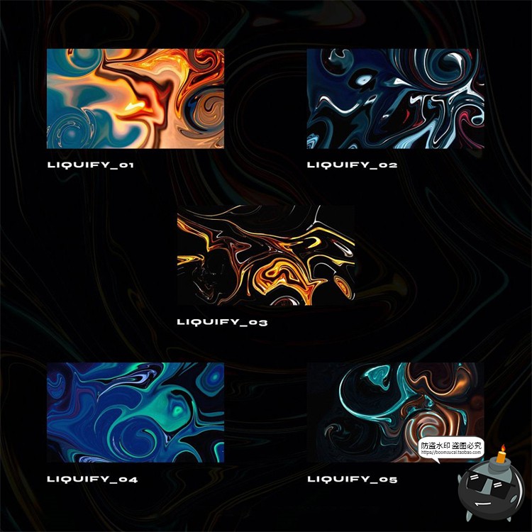 图片[2]-抽象液态大理石炫彩艺术流体纹理视觉海报背景底纹JPG图片素材-设计猿