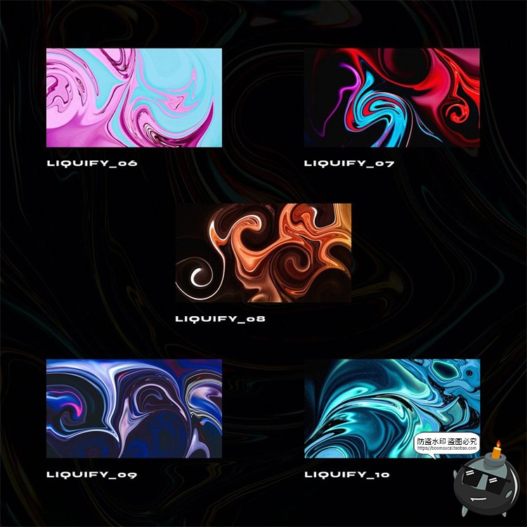 图片[3]-抽象液态大理石炫彩艺术流体纹理视觉海报背景底纹JPG图片素材-设计猿