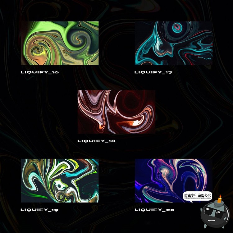 图片[5]-抽象液态大理石炫彩艺术流体纹理视觉海报背景底纹JPG图片素材-设计猿