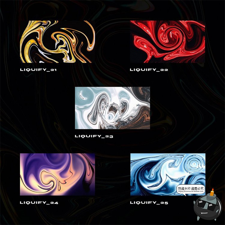 图片[6]-抽象液态大理石炫彩艺术流体纹理视觉海报背景底纹JPG图片素材-设计猿