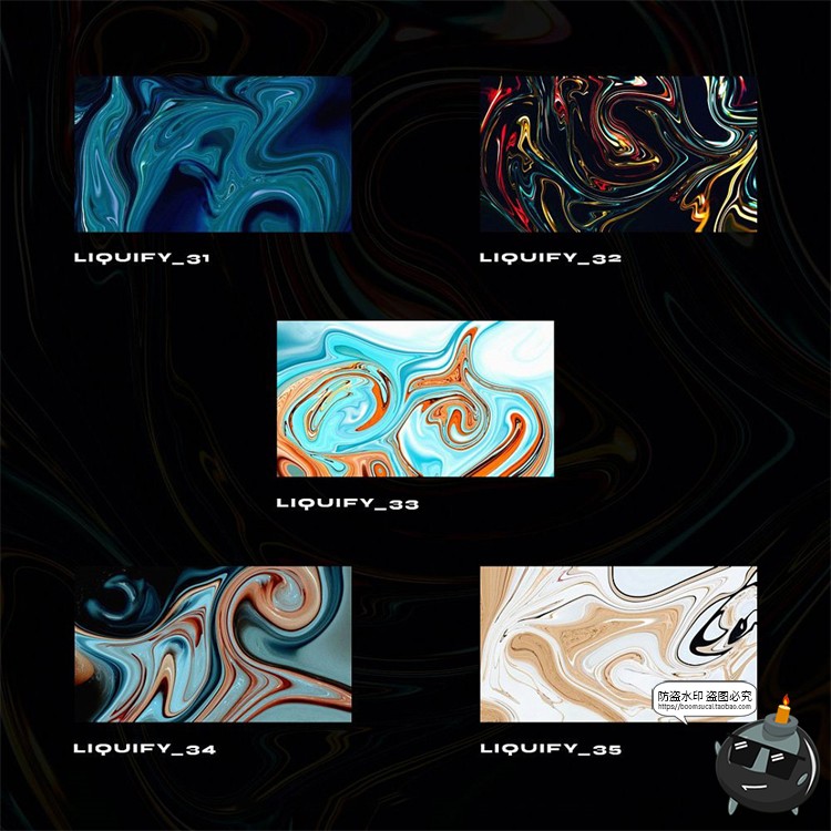 图片[8]-抽象液态大理石炫彩艺术流体纹理视觉海报背景底纹JPG图片素材-设计猿