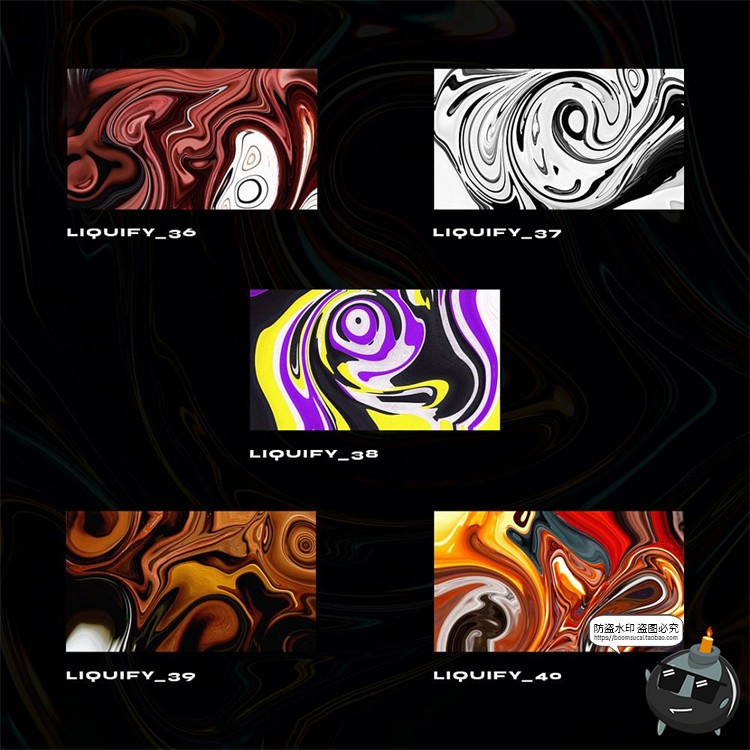 图片[9]-抽象液态大理石炫彩艺术流体纹理视觉海报背景底纹JPG图片素材-设计猿