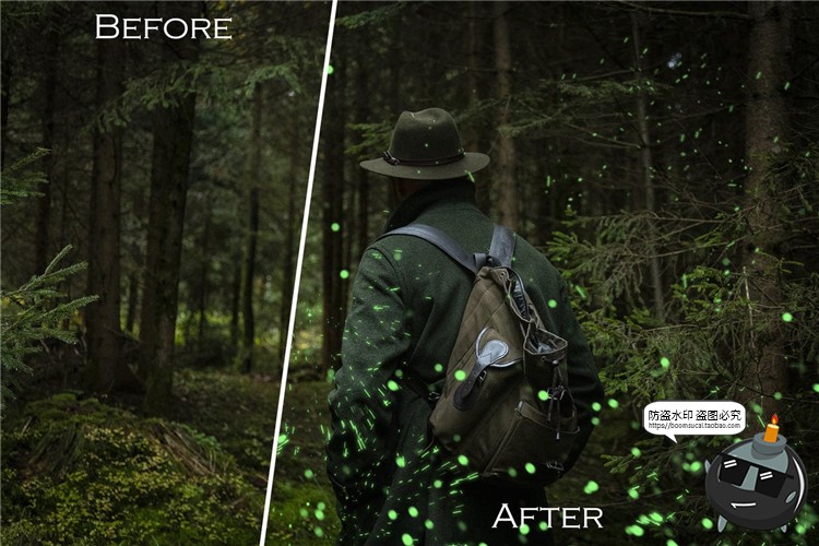 图片[3]-火芒火花火星斑点荧光零星火焰光效装饰PS后期合成笔刷笔触PS素材-设计猿