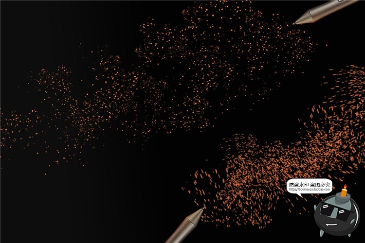 图片[9]-火芒火花火星斑点荧光零星火焰光效装饰PS后期合成笔刷笔触PS素材-设计猿