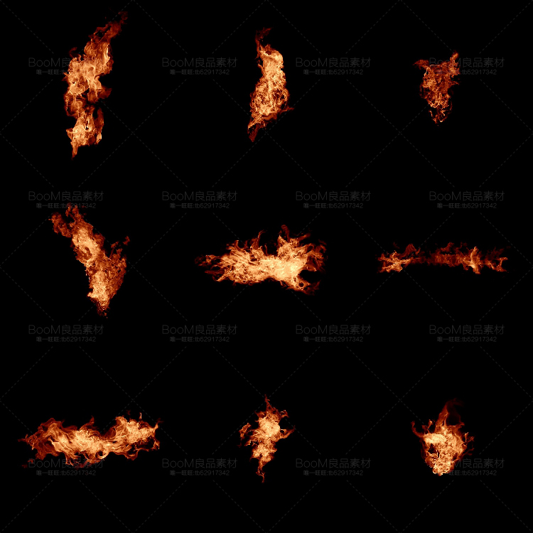 图片[2]-透明火焰特效字母燃烧火苗烈火后期合成海报装饰元素PNG免扣素材-设计猿