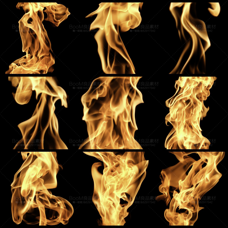 图片[5]-透明火焰特效字母燃烧火苗烈火后期合成海报装饰元素PNG免扣素材-设计猿