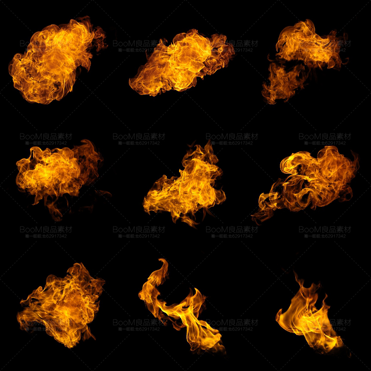 图片[8]-透明火焰特效字母燃烧火苗烈火后期合成海报装饰元素PNG免扣素材-设计猿