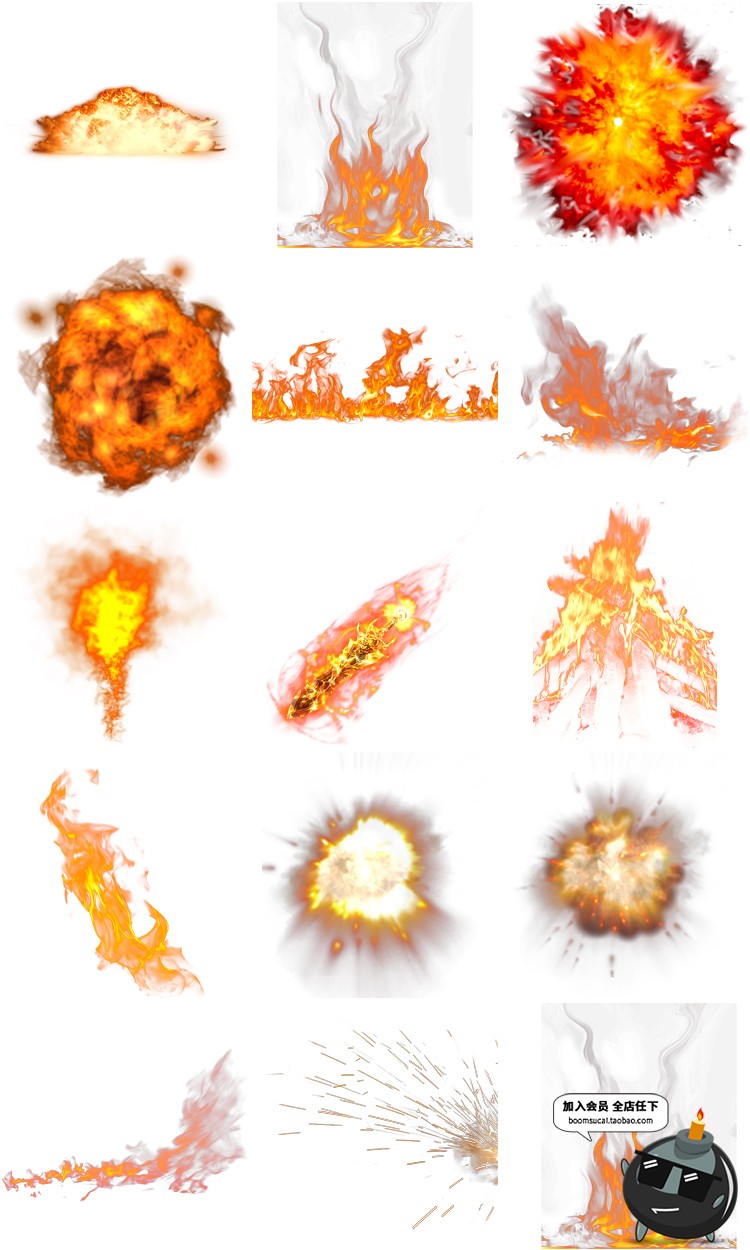 图片[11]-透明火焰特效字母燃烧火苗烈火后期合成海报装饰元素PNG免扣素材-设计猿