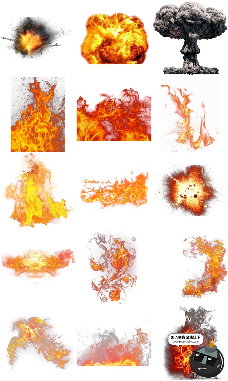 图片[15]-透明火焰特效字母燃烧火苗烈火后期合成海报装饰元素PNG免扣素材-设计猿