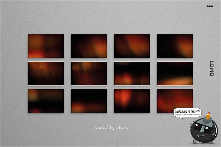 图片[16]-复古漏光照片滤镜光斑胶片光影背景底纹JPG图片黑底后期合成素材-设计猿