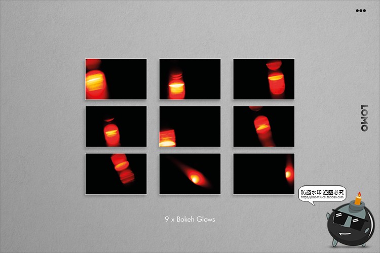 图片[18]-复古漏光照片滤镜光斑胶片光影背景底纹JPG图片黑底后期合成素材-设计猿