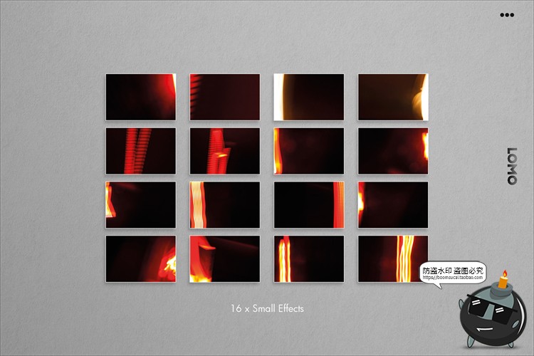 复古漏光照片滤镜光斑胶片光影背景底纹JPG图片黑底后期合成素材-设计猿