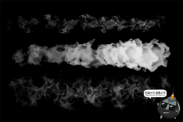 图片[4]-雾气烟雾迷雾白茫茫雾霾朦胧CG绘画特效插画PS笔刷ABR格式PS素材-设计猿