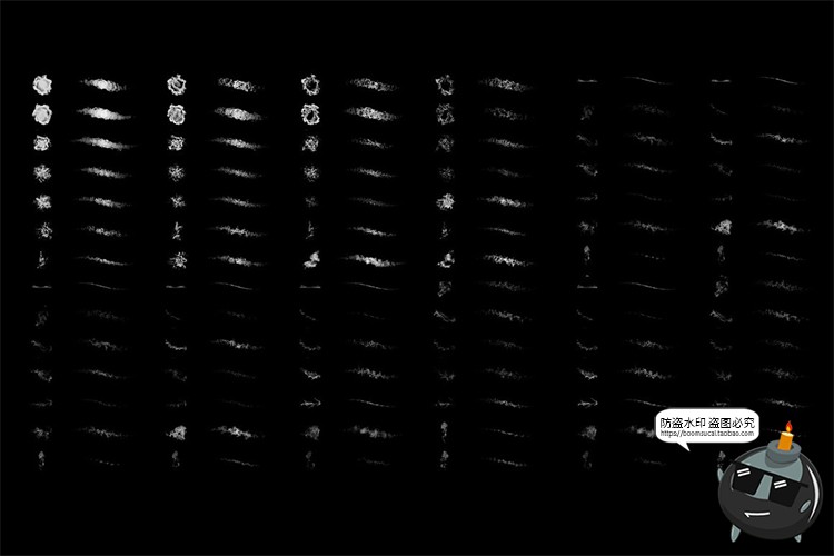 图片[5]-雾气烟雾迷雾白茫茫雾霾朦胧CG绘画特效插画PS笔刷ABR格式PS素材-设计猿