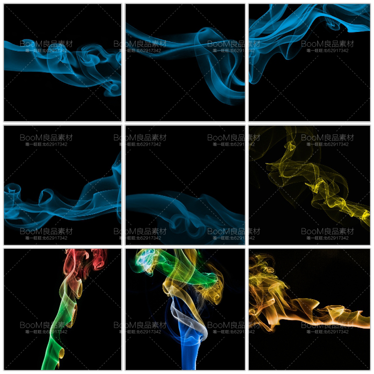 图片[9]-白烟雾云雾喷雾PNG免抠合成叠图影楼JPG黑底叠图PS后期效果素材-设计猿