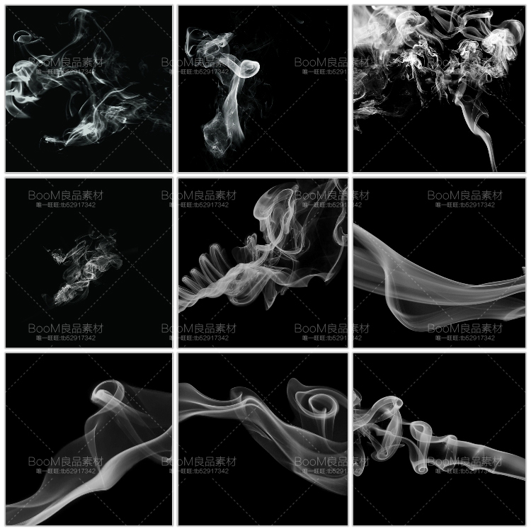 图片[17]-白烟雾云雾喷雾PNG免抠合成叠图影楼JPG黑底叠图PS后期效果素材-设计猿