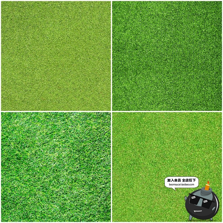 图片[3]-绿茵草坪草地绿地小草绿植物背景纹理JPG高清图片后期合成PS素材-设计猿
