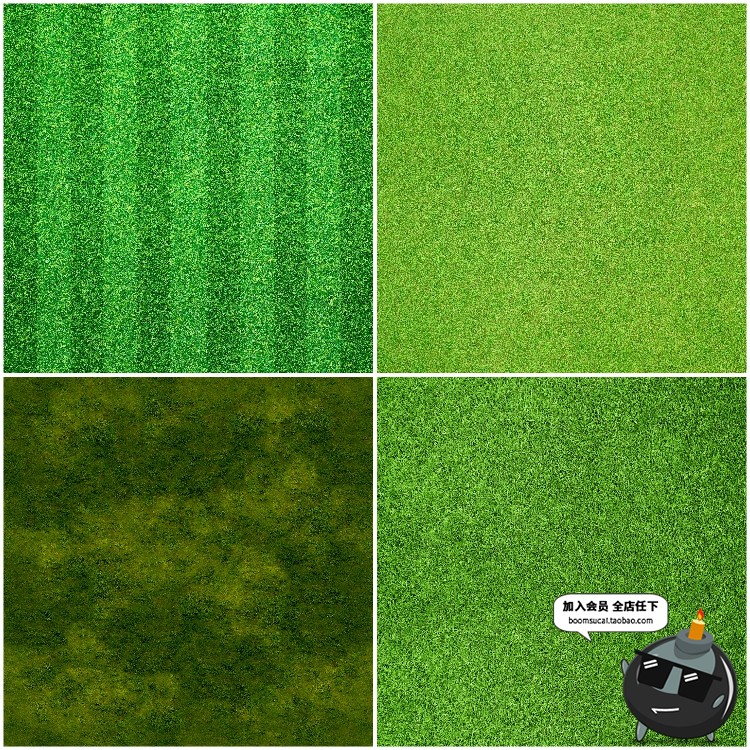 图片[5]-绿茵草坪草地绿地小草绿植物背景纹理JPG高清图片后期合成PS素材-设计猿