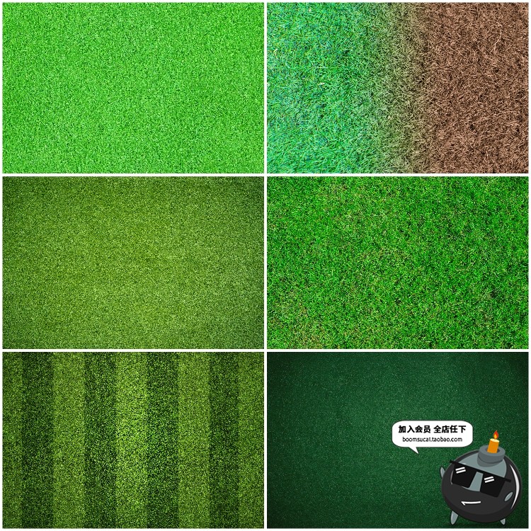 图片[9]-绿茵草坪草地绿地小草绿植物背景纹理JPG高清图片后期合成PS素材-设计猿