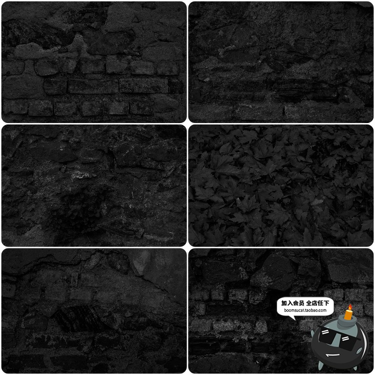 黑色墙面纹理砖墙木板背景黑暗男人低调简约格调素材JPG高清图片-设计猿