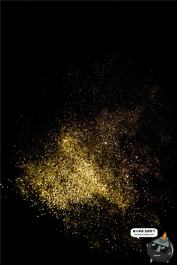 图片[4]-魔法吹金色亮片金沙粉砂砾飞舞影楼摄影后期叠加JPG合成素材-设计猿