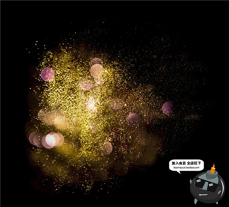 图片[5]-魔法吹金色亮片金沙粉砂砾飞舞影楼摄影后期叠加JPG合成素材-设计猿