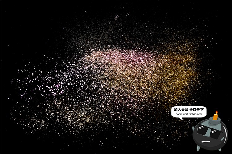 图片[7]-魔法吹金色亮片金沙粉砂砾飞舞影楼摄影后期叠加JPG合成素材-设计猿