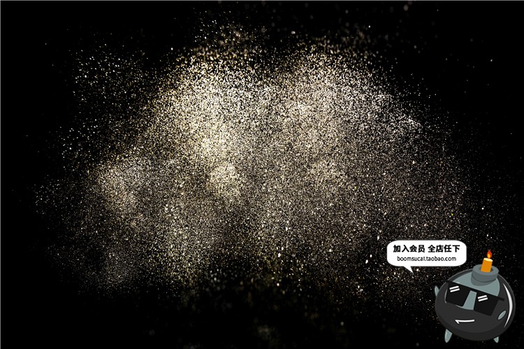 图片[8]-魔法吹金色亮片金沙粉砂砾飞舞影楼摄影后期叠加JPG合成素材-设计猿