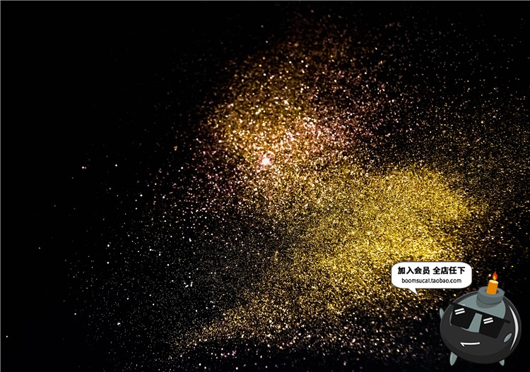 图片[9]-魔法吹金色亮片金沙粉砂砾飞舞影楼摄影后期叠加JPG合成素材-设计猿