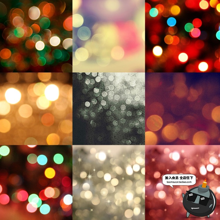 图片[3]-光效粒子光斑炫光晕斑点婚纱影楼特效合成PS后期调色JPG叠加素材-设计猿