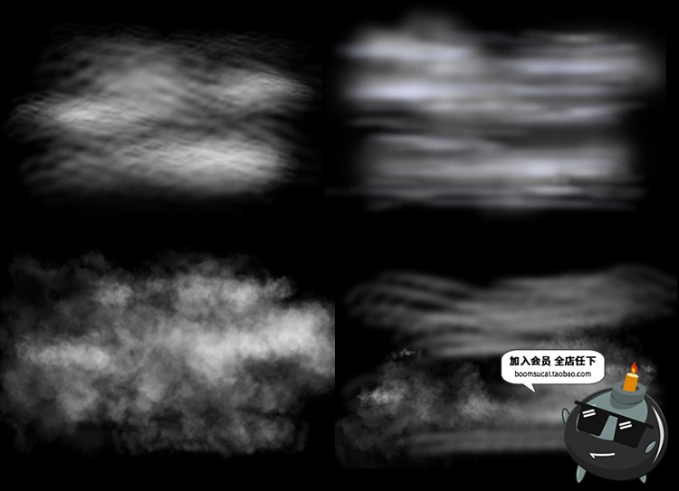 图片[3]-迷雾烟雾雾霾仙境丛林风景合成环境渲染高清透明PNG免扣后期素材-设计猿