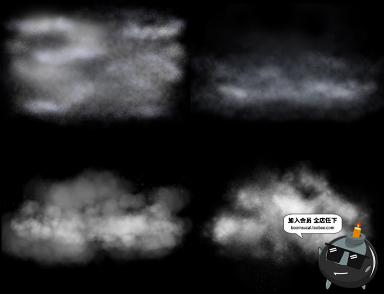 图片[4]-迷雾烟雾雾霾仙境丛林风景合成环境渲染高清透明PNG免扣后期素材-设计猿