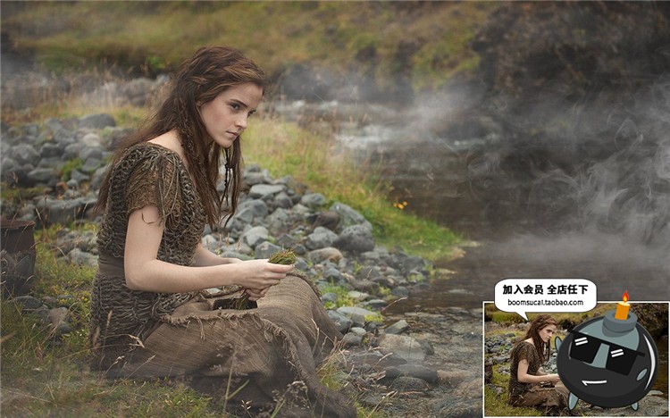 图片[9]-迷雾烟雾雾霾仙境丛林风景合成环境渲染高清透明PNG免扣后期素材-设计猿